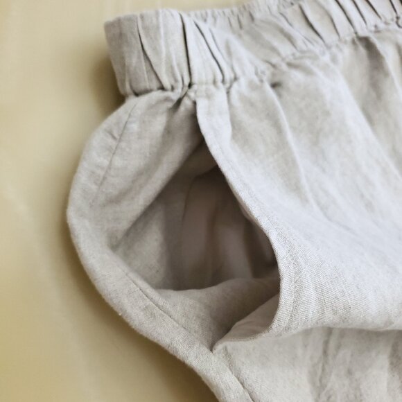 NWT Eileen Fisher Organic Linen Gathered Pull-On Skirt Size XL - Picture 15 of 15